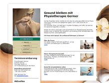 Tablet Screenshot of physiotherapie-germer.de